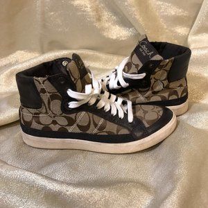 Coach A1736 Ellis Signature C High Top Sneaker